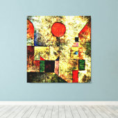 Klee – 赤いバルーン キャンバスプリント (インサイチュ (ウッドフロア))