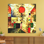 Klee – 赤いバルーン キャンバスプリント (インサイチュ (リビング))