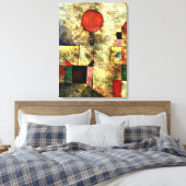 Klee – 赤いバルーン キャンバスプリント (インサイチュ (寝室))