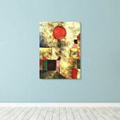 Klee – 赤いバルーン キャンバスプリント (インサイチュ (ウッドフロア))