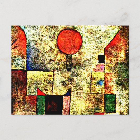 Klee – 赤いバルーン シーズンポストカード (正面)