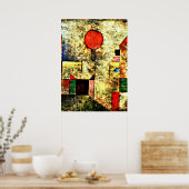 Klee – 赤いバルーン ポスター (キッチン)