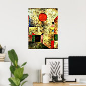 Klee – 赤いバルーン ポスター (ホームオフィス)