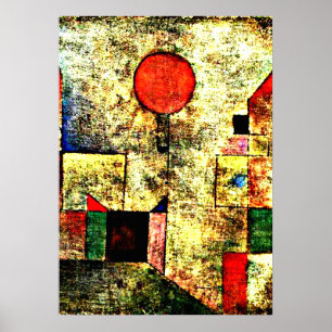 Klee – 赤いバルーン ポスター