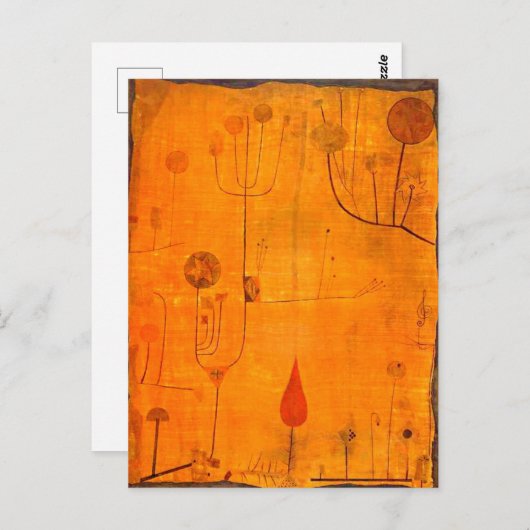 Klee – 赤の果実 ポストカード (正面/裏面)