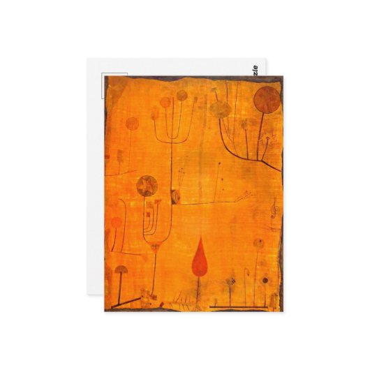 Klee – 赤の果実 ポストカード (正面/裏面インサイチュ)