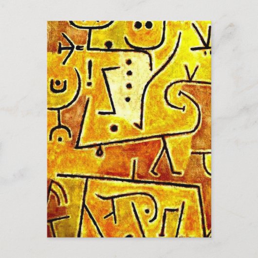 Klee – 赤チョッキ ポストカード (正面)