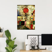 Klee:赤バルーン ポスター (ホームオフィス)