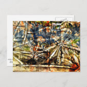 Klee -通りランプ ポストカード (正面/裏面)