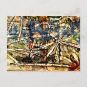 Klee -通りランプ ポストカード (正面)