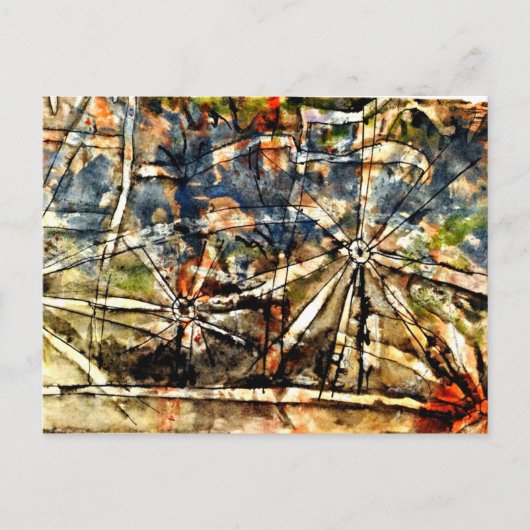 Klee -通りランプ ポストカード (正面)