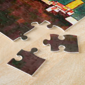 Klee – 選択されたサイト、抽象芸術アートワーク ジグソーパズル (側面)