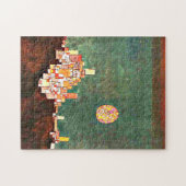 Klee – 選択されたサイト、抽象芸術アートワーク ジグソーパズル (横)