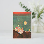 Klee – 選択されたサイト、抽象芸術アートワーク ポストカード (スタンド正面)
