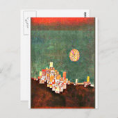 Klee – 選択されたサイト、抽象芸術アートワーク ポストカード (正面/裏面)