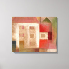 Klee – 郊外のハウスイン キャンバスプリント