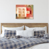 Klee – 郊外のハウスイン キャンバスプリント (インサイチュ (寝室))