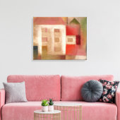 Klee – 郊外のハウスイン キャンバスプリント (インサイチュ (リビング))