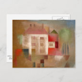 Klee – 郊外のハウスイン ポストカード (正面/裏面)