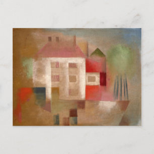 Klee – 郊外のハウスイン ポストカード