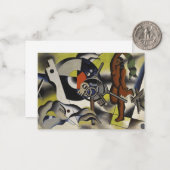 Klee -鍵付き女性 ノートカード (正面/裏面インサイチュ)