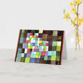 Klee -開花樹に関する抽象化 カード (黄色い花)