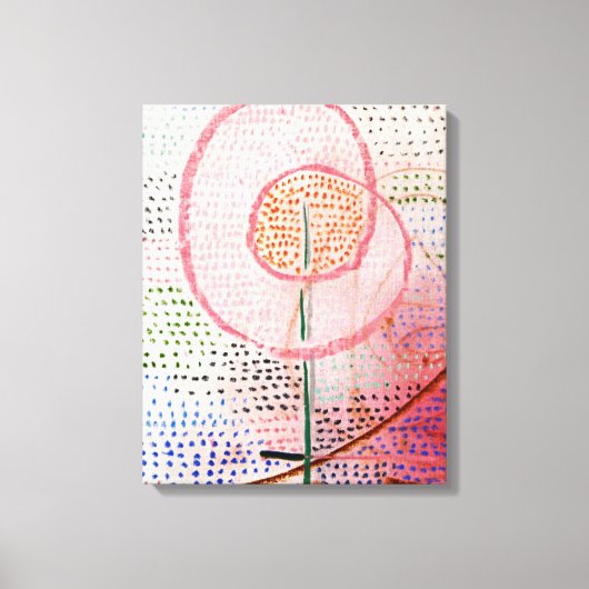 Klee – 開花、抽象芸術・アート、 キャンバスプリント (正面)