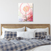 Klee – 開花、抽象芸術・アート、 キャンバスプリント (インサイチュ (寝室))