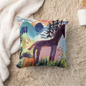 Klee – 馬、有名絵画な クッション (ブランケット)