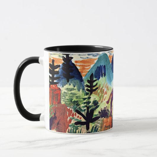 Klee – 馬、有名絵画な マグカップ (左)