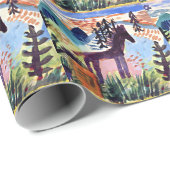 Klee – 馬、有名絵画な ラッピングペーパー (ロールコーナー)