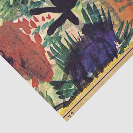 Klee – 馬、有名絵画な 薄葉紙 (詳細)