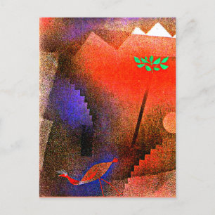 Klee – 鳥の放浪 ポストカード