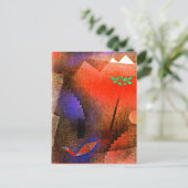 Klee – 鳥の放浪 ポストカード (スタンド正面)