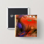 Klee – 鳥の放浪 缶バッジ (正面&裏面)