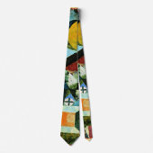 Klee – 黄色い半月を使用したコンポジション ネクタイ (正面)