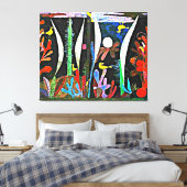 Klee – 黄色の鳥と風景 キャンバスプリント (インサイチュ (寝室))