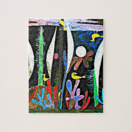 Klee – 黄色の鳥と風景 ジグソーパズル