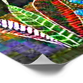 Klee – 黄色の鳥と風景 ポスター (角)