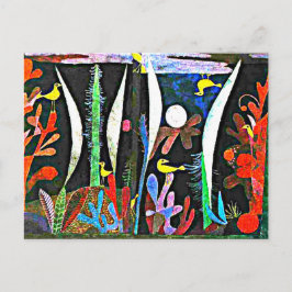 Klee – 黄色の鳥と風景 ポストカード