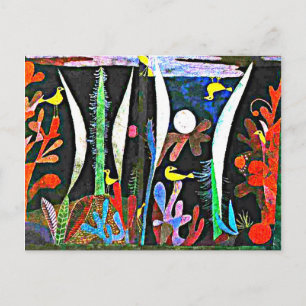 Klee – 黄色の鳥と風景 ポストカード