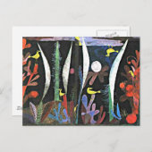 Klee – 黄色の鳥と風景 ポストカード (正面/裏面)