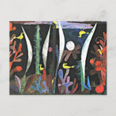 Klee – 黄色の鳥と風景 ポストカード (正面)