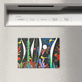 Klee – 黄色の鳥と風景 マグネット (インサイチュ (食洗機))