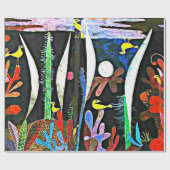 Klee – 黄色の鳥と風景 ラッピングペーパー (フラット)