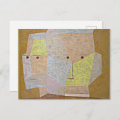 Klee - 2つのヘッド ポストカード (正面/裏面)