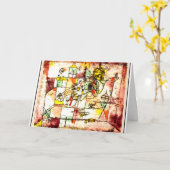 Klee - 203 Moribundus、抽象芸術・アート カード (黄色い花)