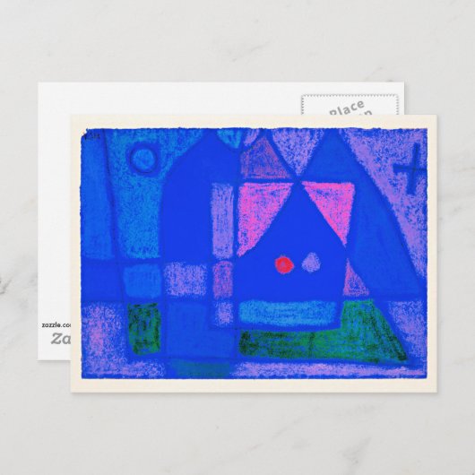 Klee - A Little Room in Venice ポストカード (正面/裏面)