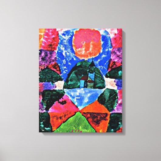 Klee - A Pressure of Tegernsee キャンバスプリント (正面)