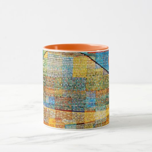 Klee - Ad Parnassus, Paul Klee artwork マグカップ (中央)